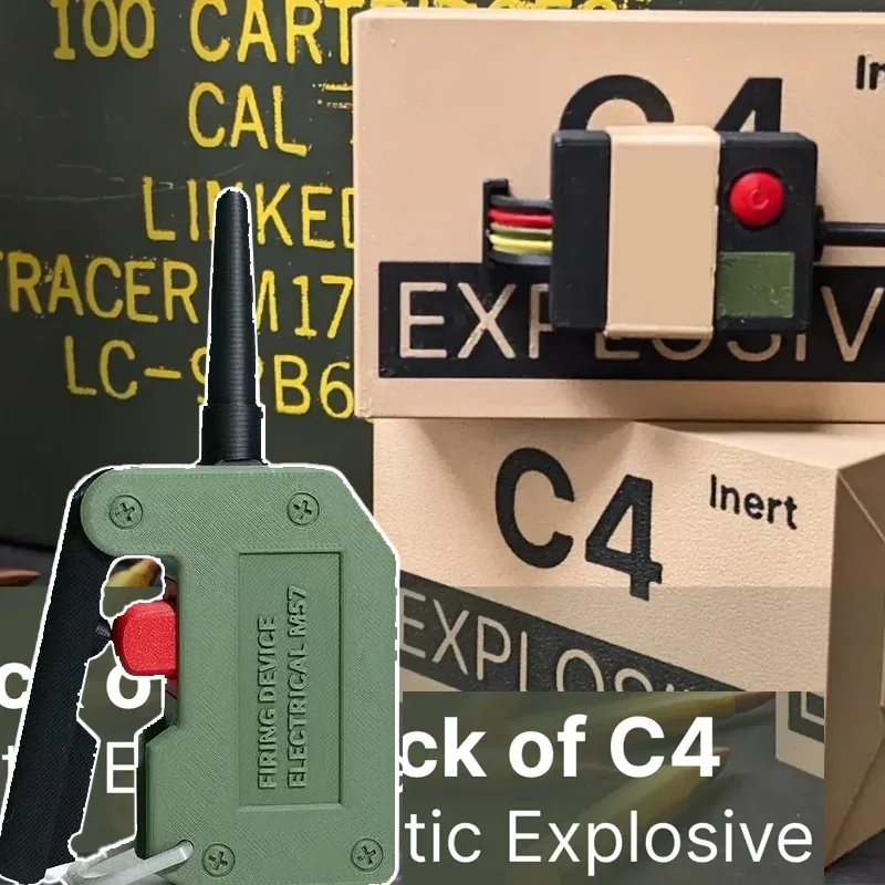 

FANDAO косплей CSGO бомба модель набор C4 детонатор реквизит модель украшения принт Cs периферийные реквизиты игрушки подарки