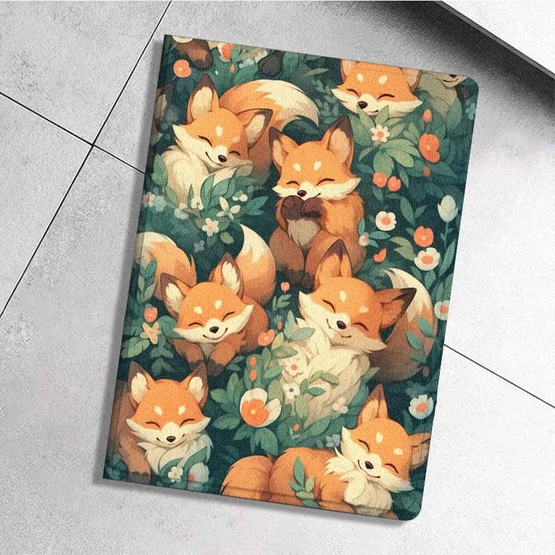 

Bird Fox Cartoon Tablet Case For Xiaoxin Lenovo Pad Tab K10 K11 M10 P12 P11 Pro GT Gen2 Plus Legion Y700 Y900 12.1