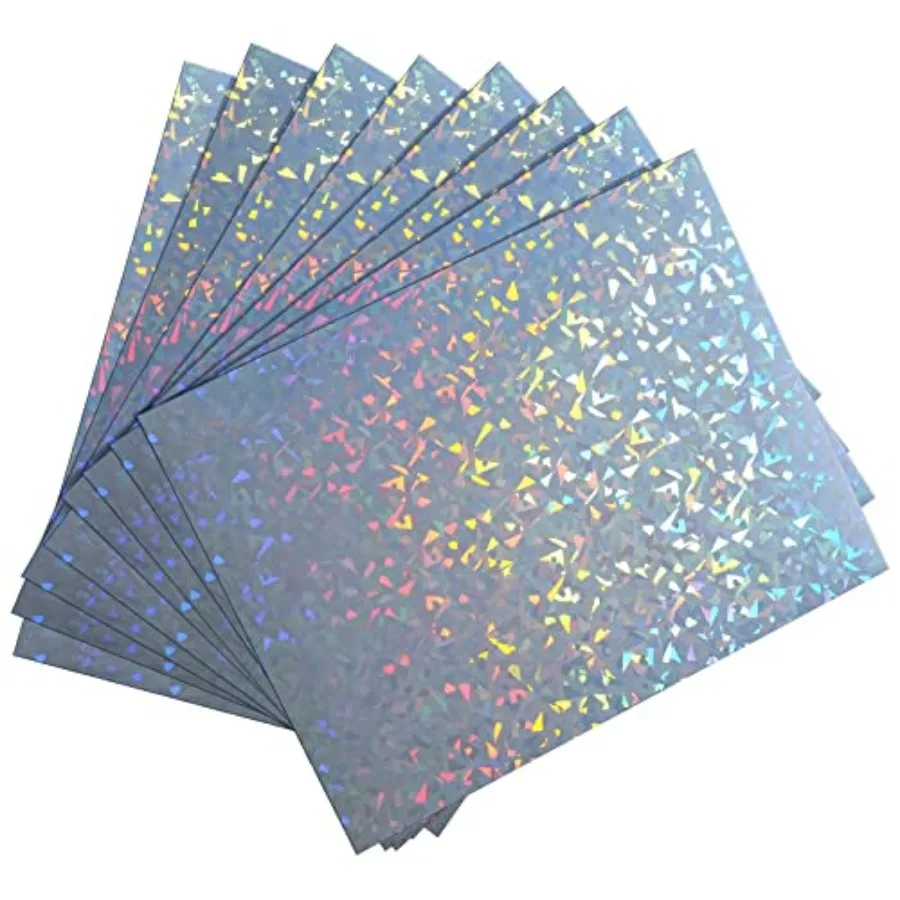 Sticker Paper for Inkjet and Laser Printer 8.5x11 inch Printable Vinyl Sticker Paper Self- Adhesive Waterproof Tear Resistant