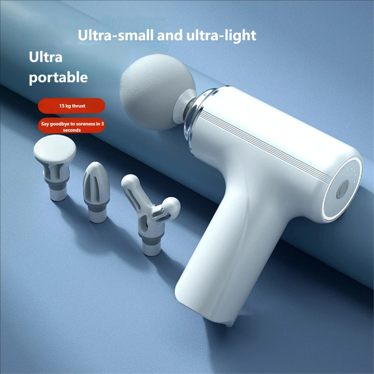 

USB Portable Electric Massage Gun Mini Fascia Gun High-Frequency Vibrating Full-Body Massage Gun Muscle Relaxation Fascia Massag