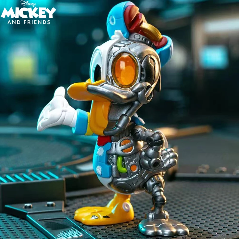 

Genuine Disney Character Peripherals Mickey And Friends Semi-Mechanical Series Blind Box Desktop Ornaments Room Decoration Gift