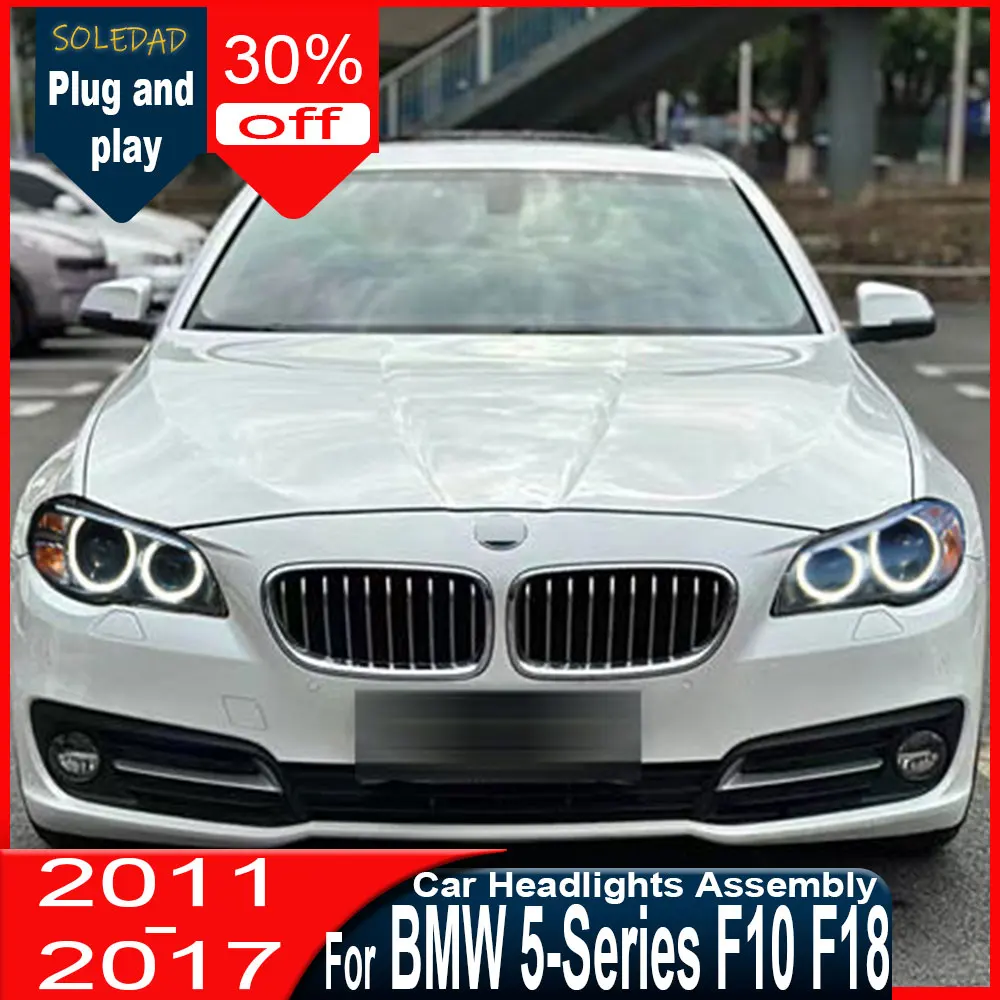 

Car Lights For BMW 5 Series F10 F18 2011 2012 2013 2014 2015 2016 LED Headlights Assembly daytime running light turn signal