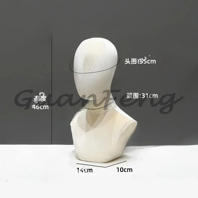 Fabric Cover Mannequin Head For Hat Wigs  and Scarf Display Head Props