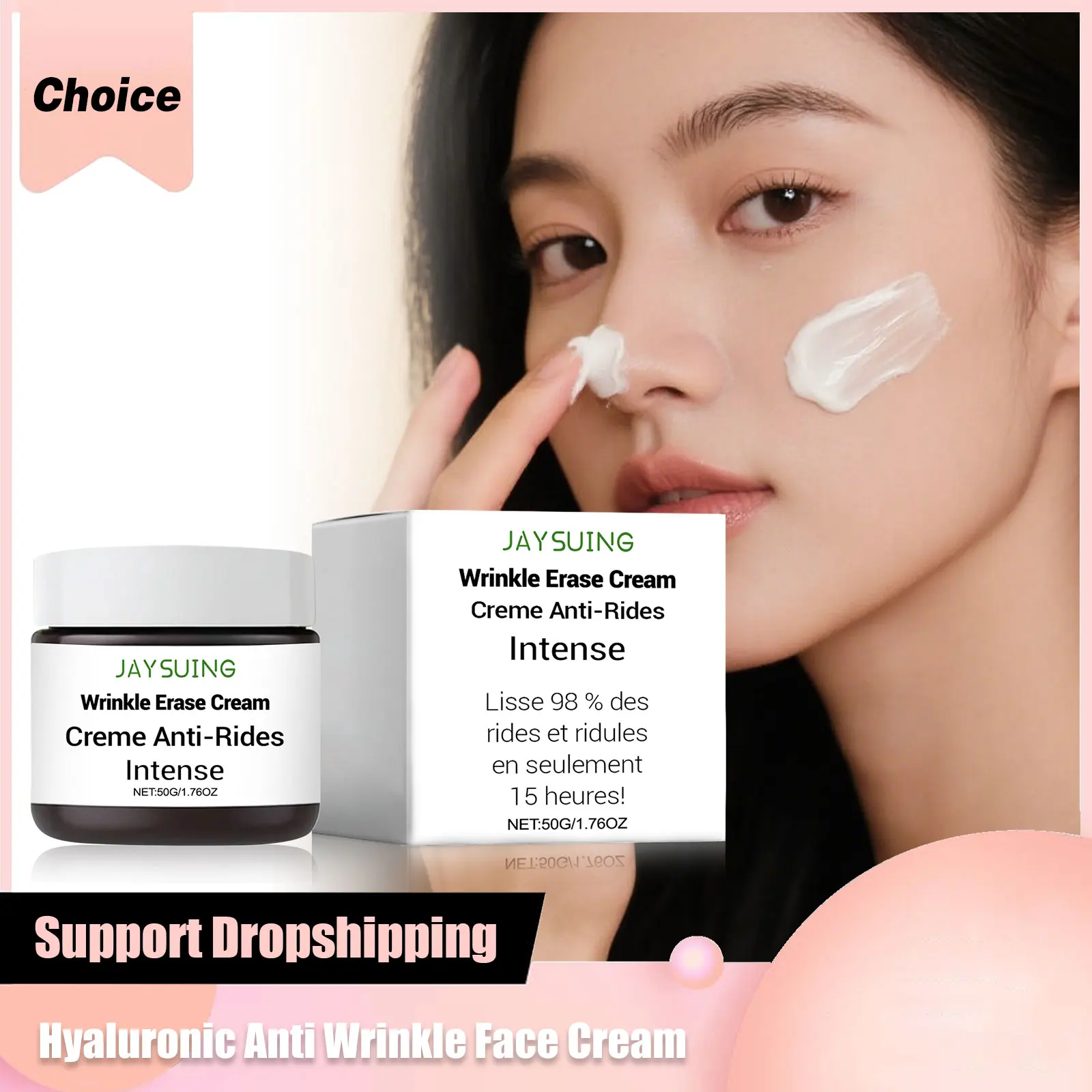 

Hyaluronic Acid Moisturizer Anti Aging Face Cream Lifting Firming Tightening Skin Hydrating Anti Wrinkle Facial Day Night Cream