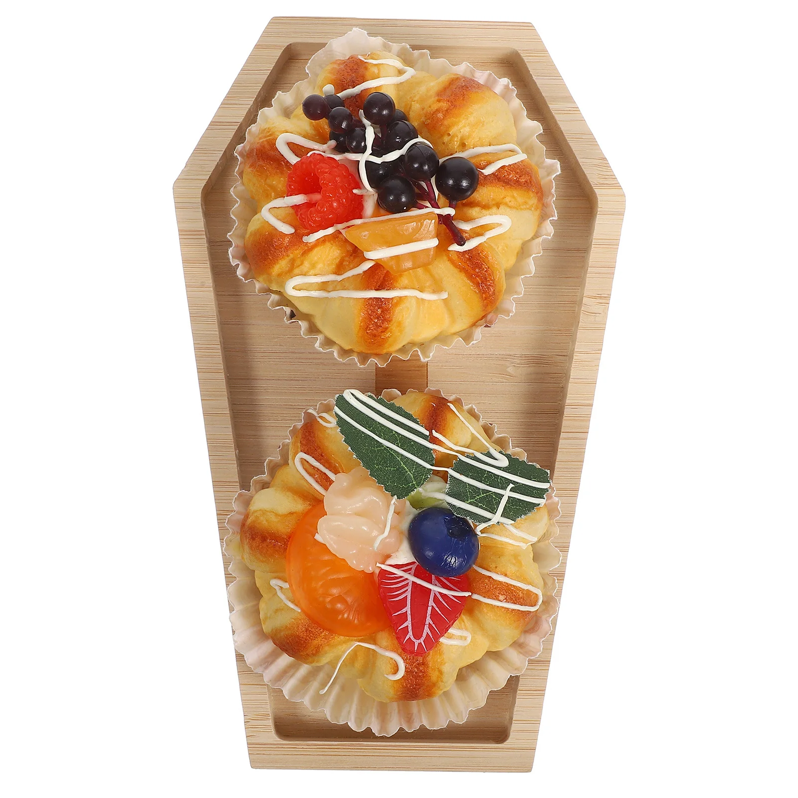 

Halloween Wooden Coffin Snack Tray Sturdy Charcuterie Board for Party Food Appetizers Accessory Snacks Platter