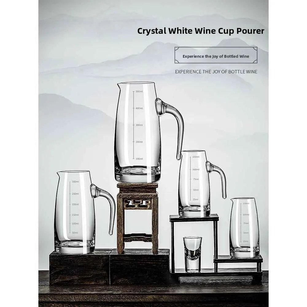 

Hotel ade Liquor Decanter Set for Home Use Red Wine Aerator Whiskey Glass Crystal Material Chinese Sle Bar Accories