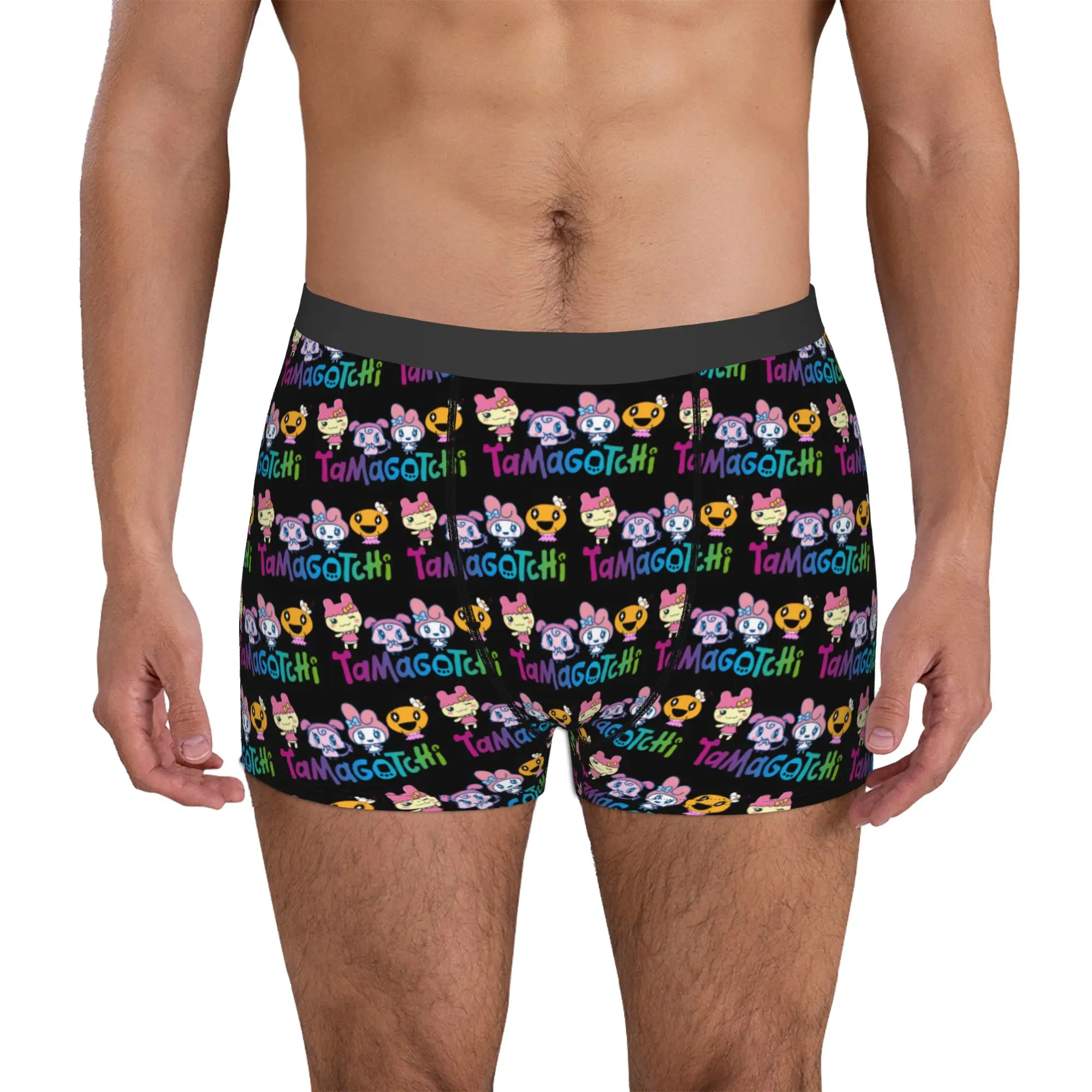 Cartoon Tamagotchi Feed Me  Boxer Shorts For Homme 3D Print Game Anime  Underwear Panties Briefs Soft Underpants