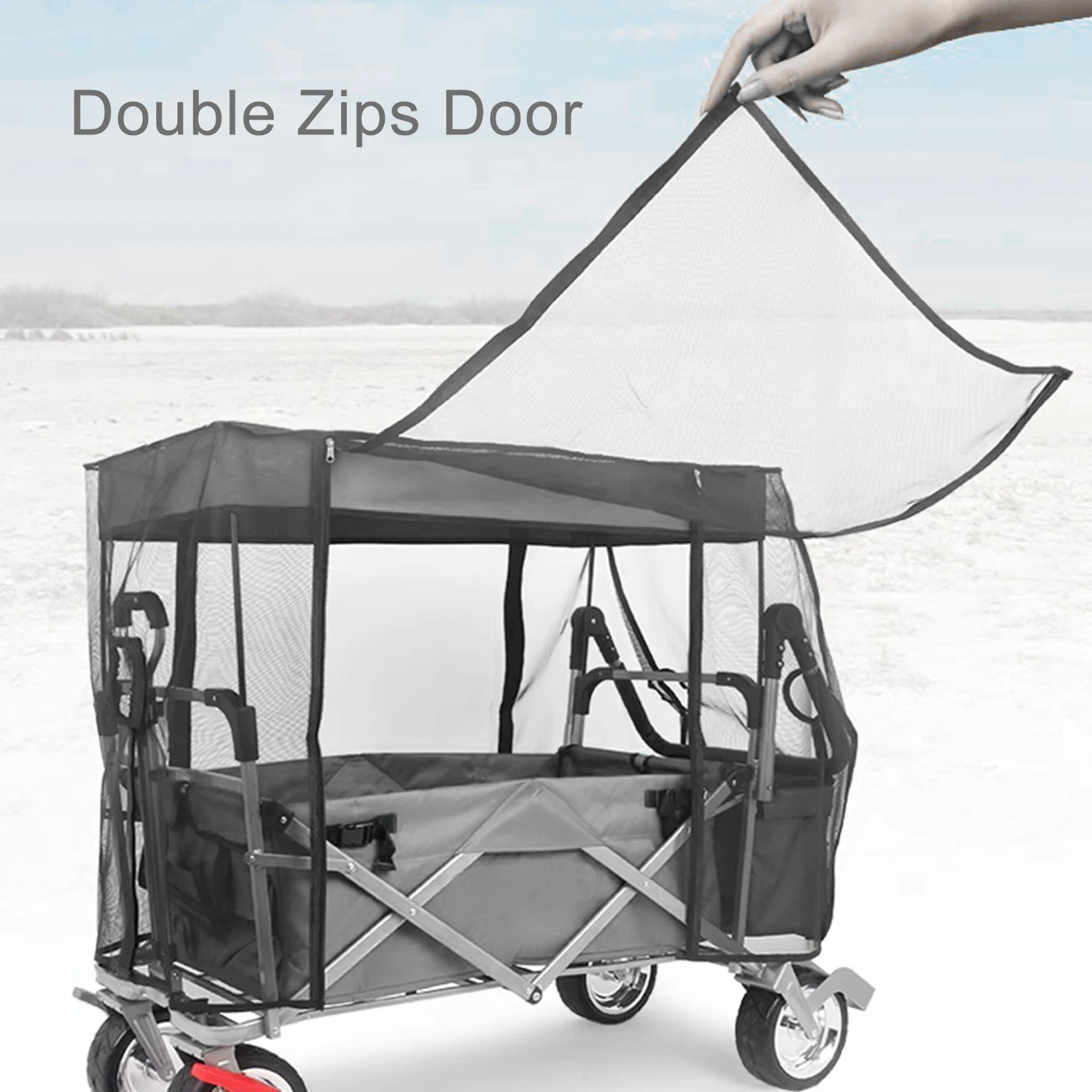 Cover Net Cover Wagon Accessories Attachment Garden Carts Pesky Bugs Polyester Protect Sun Accessories Attachment