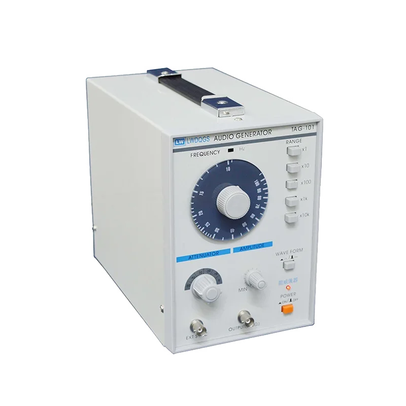 

Longwei TAG-101 Low Frequency Signal Generator Audio Signal Source 10Hz-1MHz Single Wave Square Wave Available Multiple Ranges