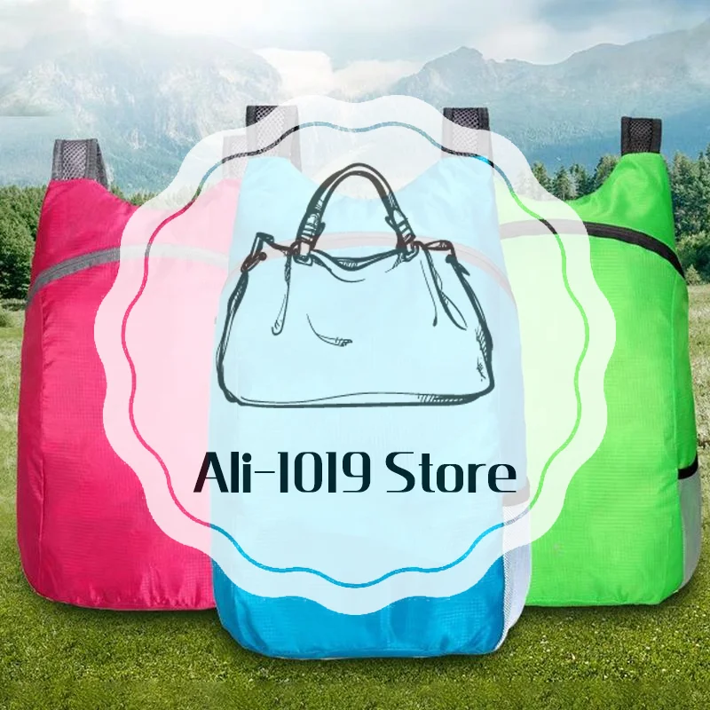 1Pcs Lightweight Travel Bags Ultralight Folding Bag Men Women Waterproof High-volume Portable Backpack Outdoor Sports Daypack