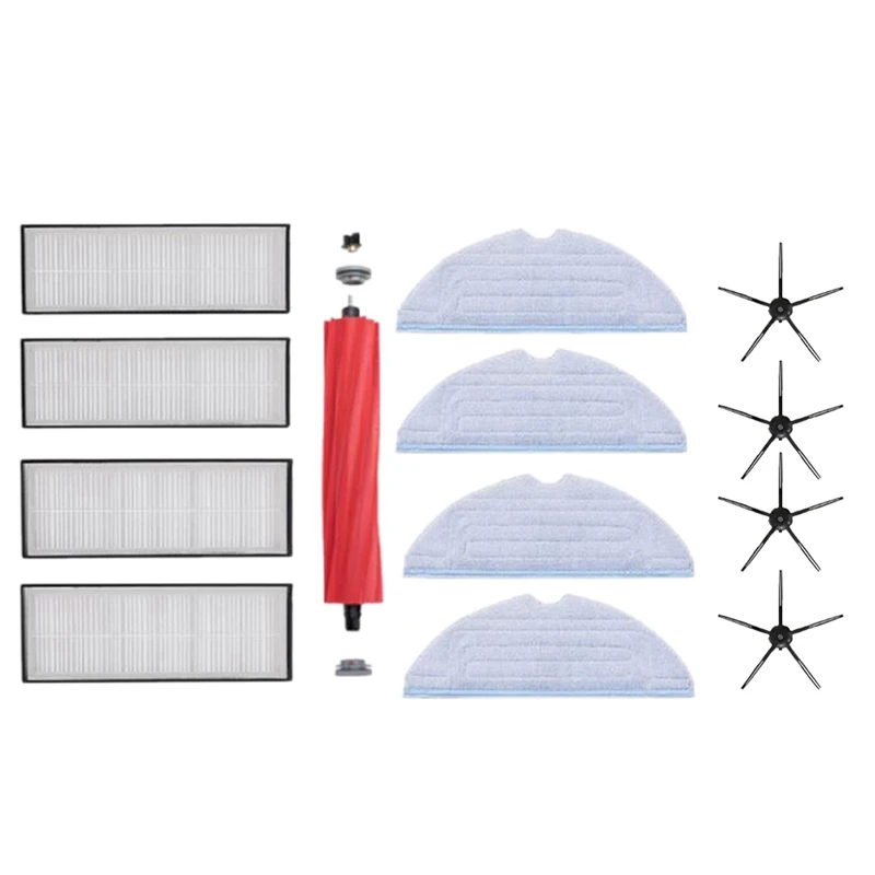 Xiaomi Roborockロボット掃除機用スペアアクセサリー,メインブラシ,フィルター,ロボット掃除機s7,t7s plus,13ユニット