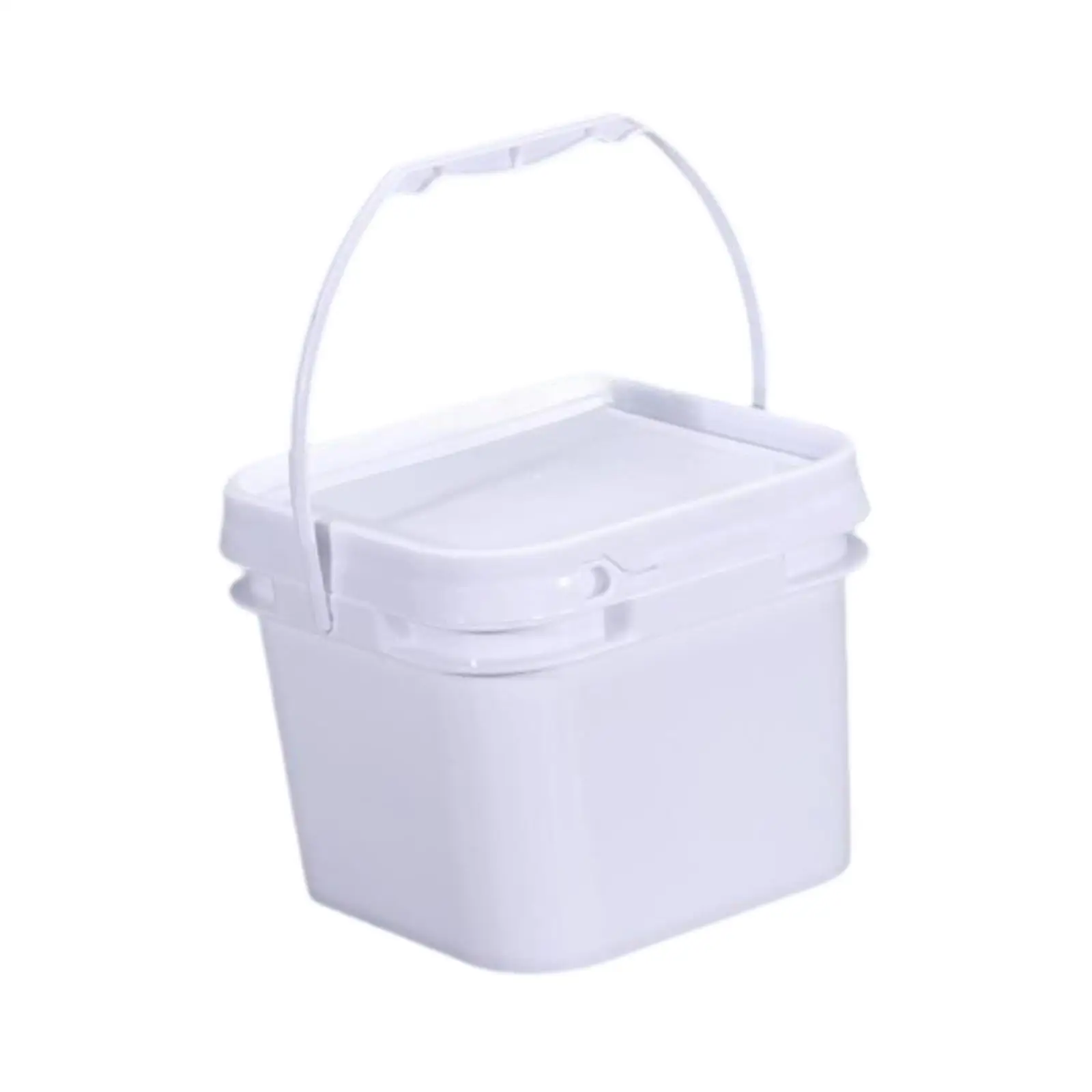 Empty Paint Pail Food Storage Bucket Lightweight Brushes Versatile Easy to Clean Container Water Can for Travel Picnic Garage