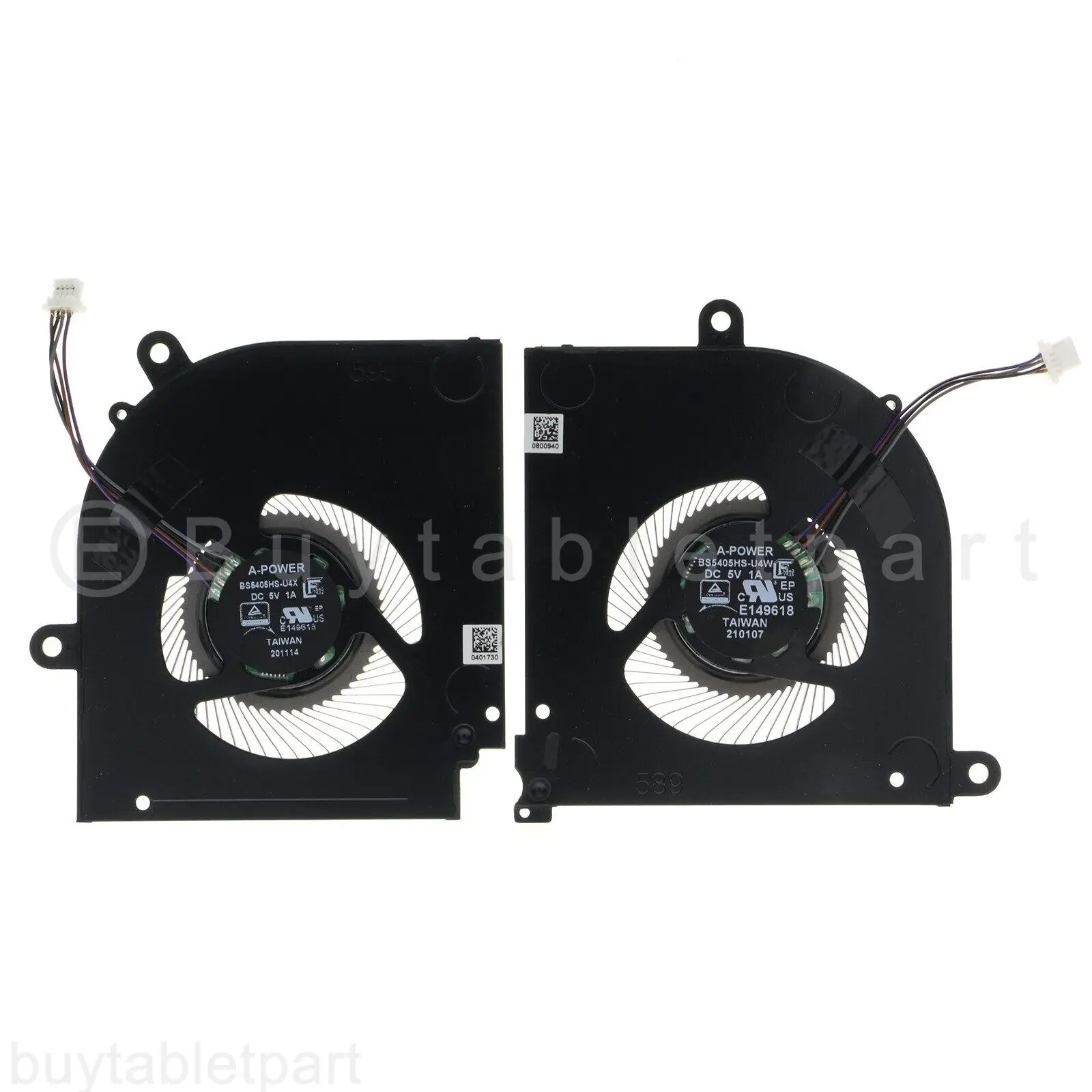 

NEW CPU&GPU Cooling Fan For MSI GP76 GE76 WE76 MS-17K2 MS-17K3 PABD1A010SHR N452