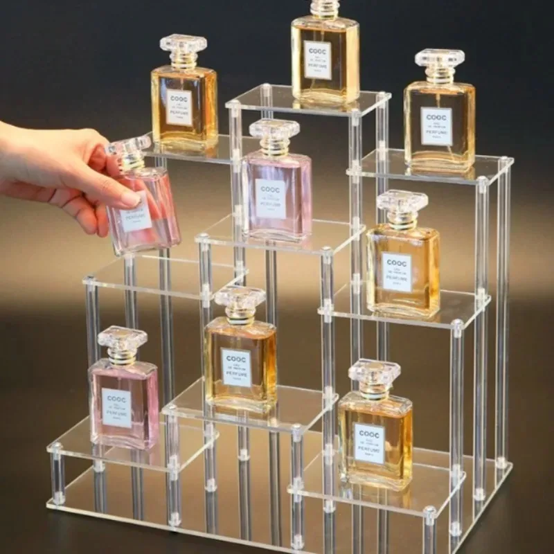 Einfache Acryl Wohnzimmer Lagerung Inhaber Transparent Kommode Schlafzimmer Lagerung Inhaber Multifunktions Kosmetik Hause Dekoration