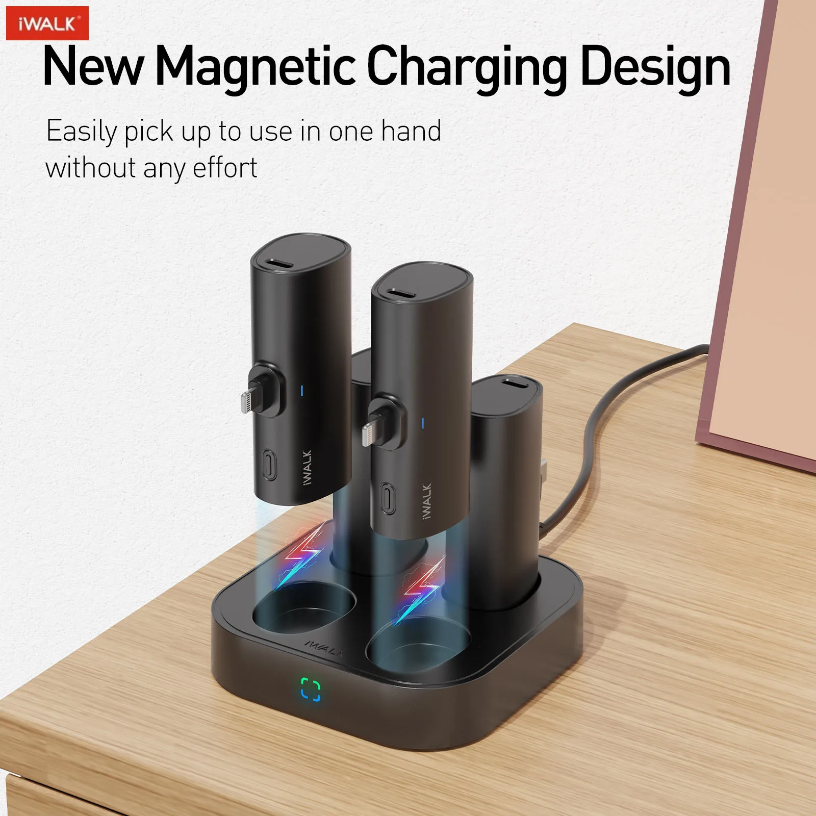 

iWALK Powerbank Spare battery Charging dock charge Portable external mobile charging powerful charger Power bank accessories