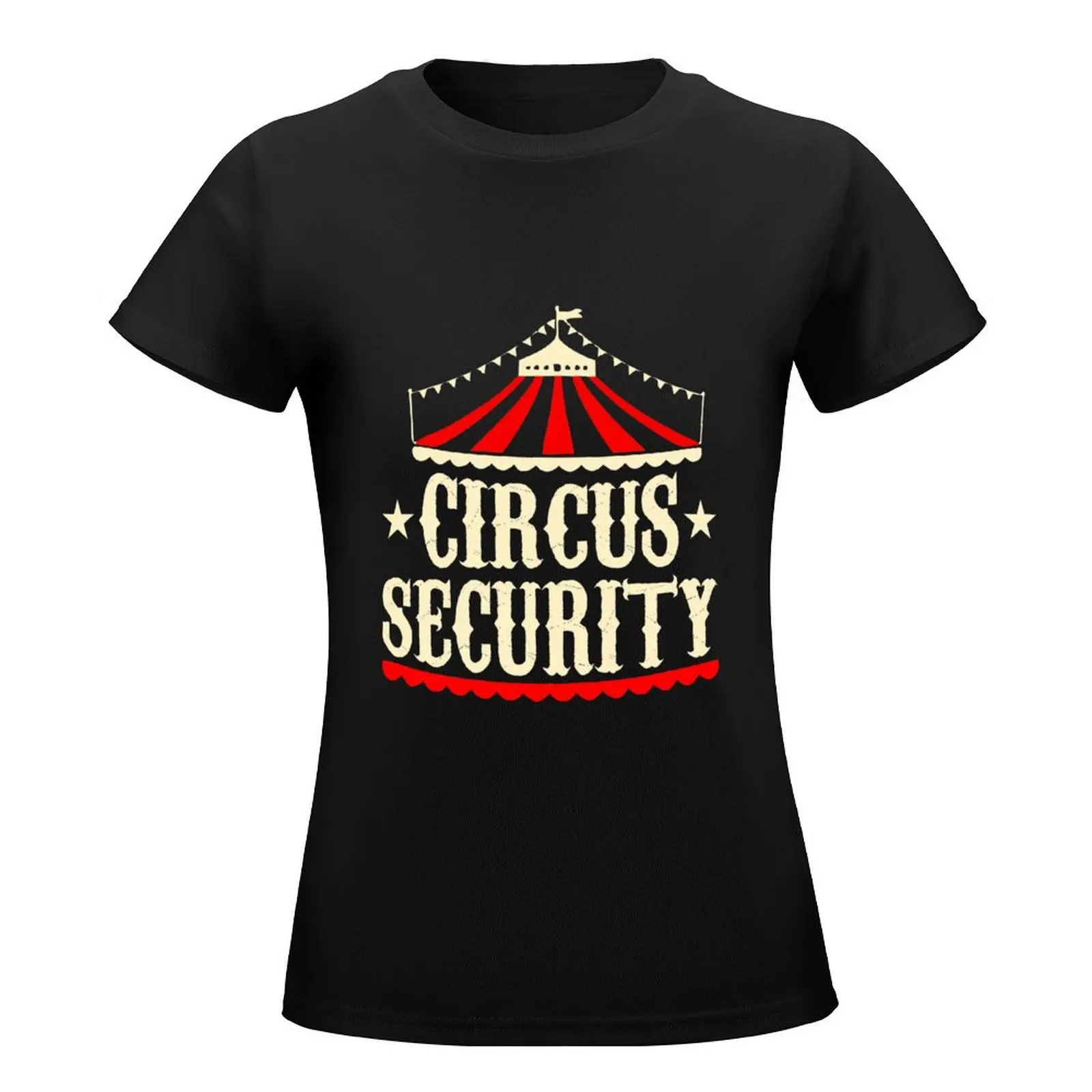 Circus Security T-Shirt Female clothing tops cute clothes vintage clothes spring clothes Women 2024