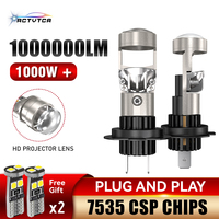 1000W H7 H4 H11 Led Projector Mini Bulb 1000000LM H8 H9 9005 HB3 9006 HB4 Headlight Wireless For Car/Motorcycle 12V Plug & Play