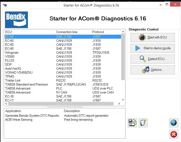 Bendix ACom Diagnostic Software 6.16.5.2