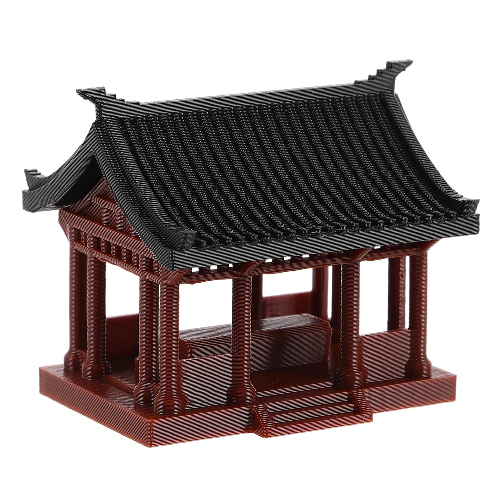 

Pavilion Decorations Asian Zen Garden Ornament Mini Fish Tank Ornaments Micro Landscape Plastic Chinese Style