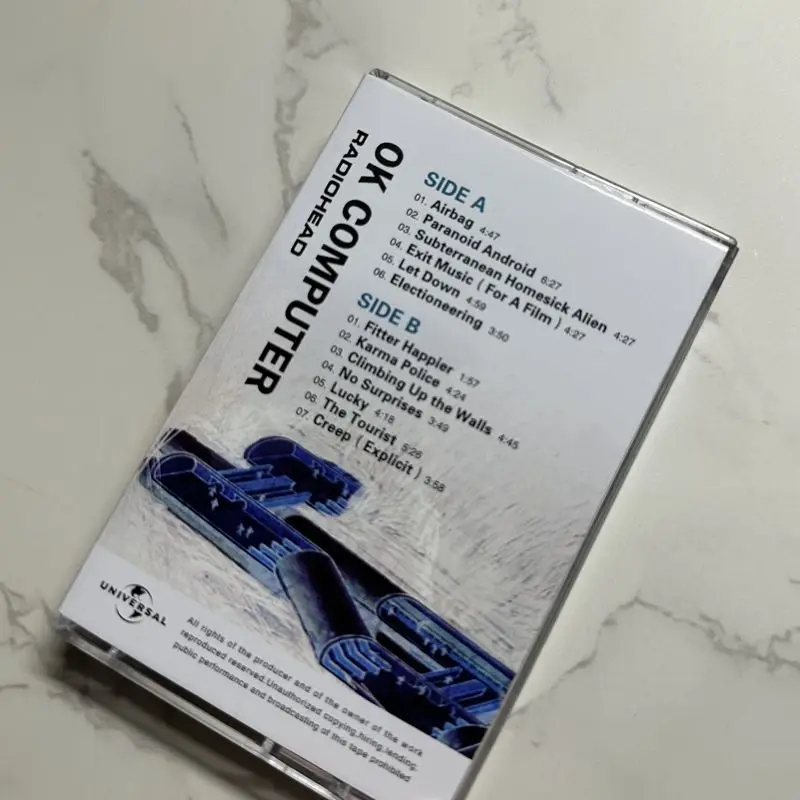Western Rock Music Cassette New Unopened Retro Collection High Fidelity Sound Portable Playback For Multi-Devices