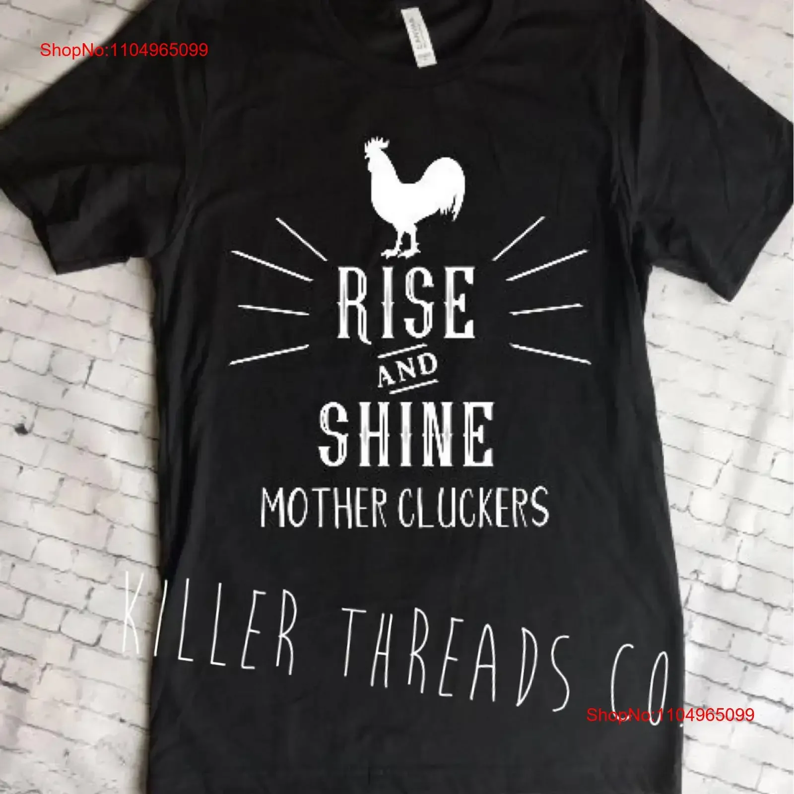 

Футболка для взрослых Rise Shine Mother Kluckers, винтажная стильная эластичная стильная уличная одежда унисекс, повседневная, универсальная, модная, мягкая