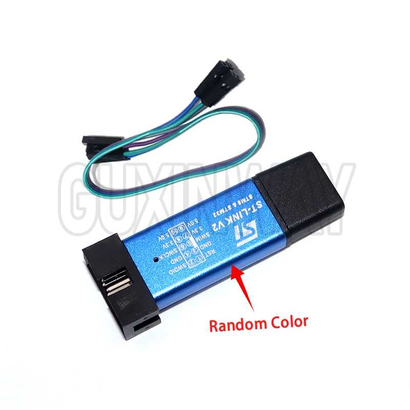 الأصلي ST-LINK V2 محاكي تنزيل المبرمج الأصلي STM32F103C8T6 STM32 الحد الأدنى لوحة تطوير النظام STM32F401 / 411