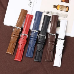 12/13/14/15/16/17/18/19/20/21/22/23/24mm Leather Watch Strap for Huawei Watch Gt5/Gt4/Gt3 Wristband Men Women Universal Bracelet