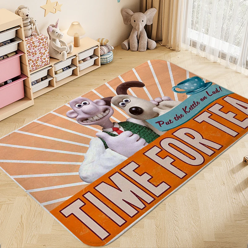 Sleeping Room Rugs A-Wallace Gromits Kitchen Floor Mat Front Door Mat Funny Doormat Entrance Door Bathroom Rug Aesthetic Bathmat