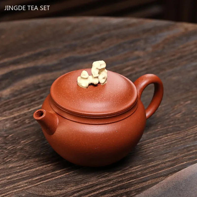 

170ml Chinese Yixing Purple Clay Tea Pot Boutique Zhu Mud Beauty Teapot Household Filter Teaware Handmade Zisha Tea Infuser