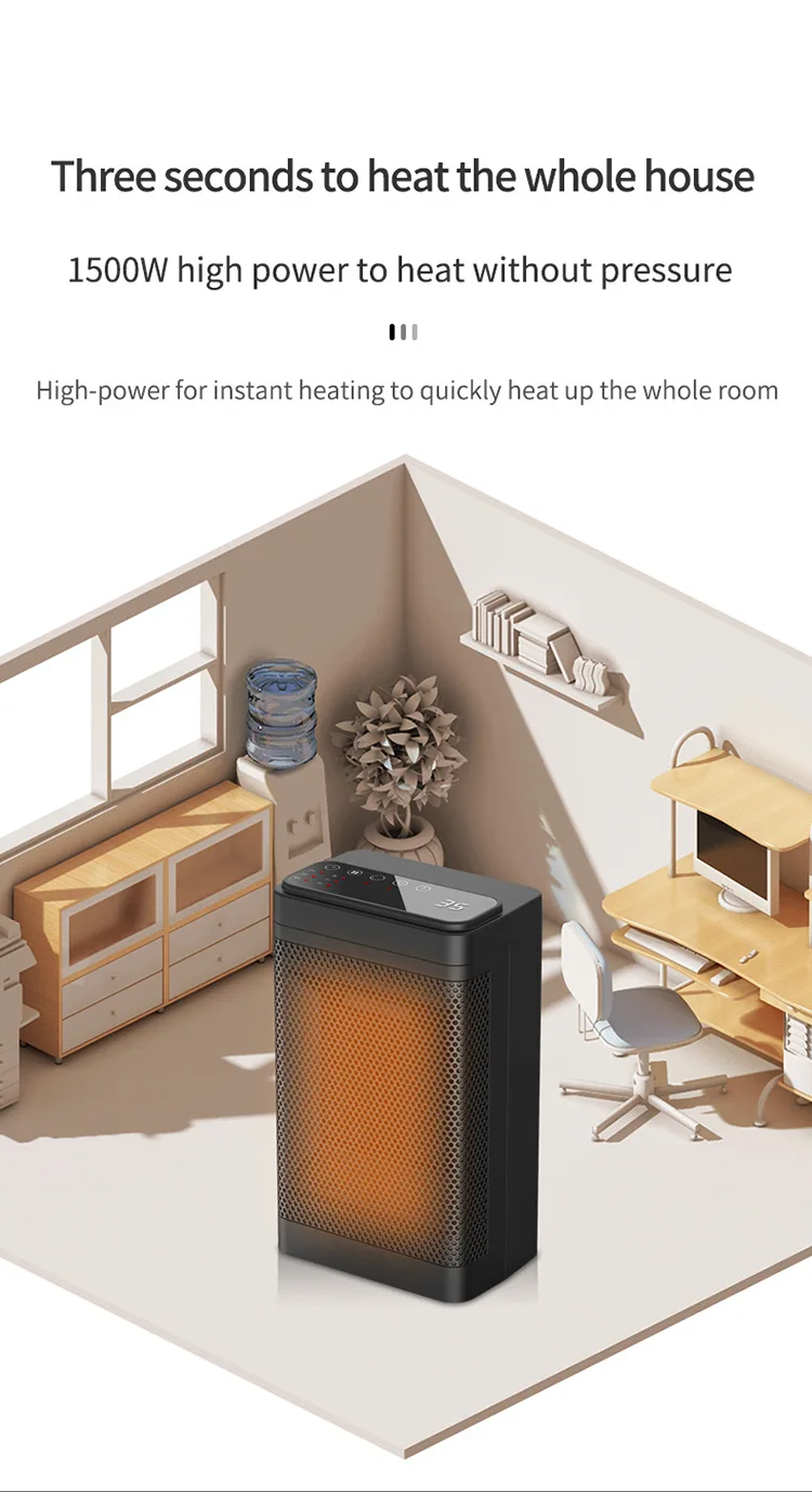 Новый портативный обогреватель внутреннего дворика, персональный мини-обогреватель небольшого пространства, безопасный тихий офисный обогреватель, Настольный Электрический обогреватель, обогреватели для использования в помещении
