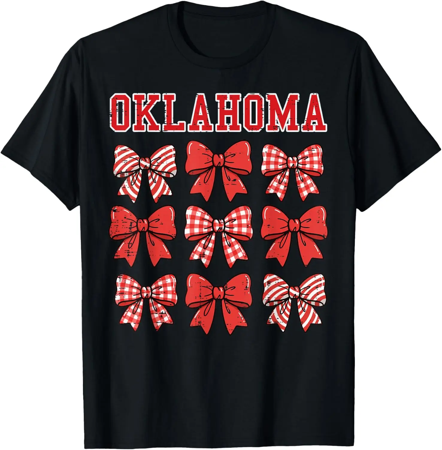 Oklahoma Kids Boys Girls Youth Teen Men Women T-Shirt Versatile, heavyweight pure cotton short-sleeve tee—trendy, thick fabric; a great gift for Christmas or Halloween.