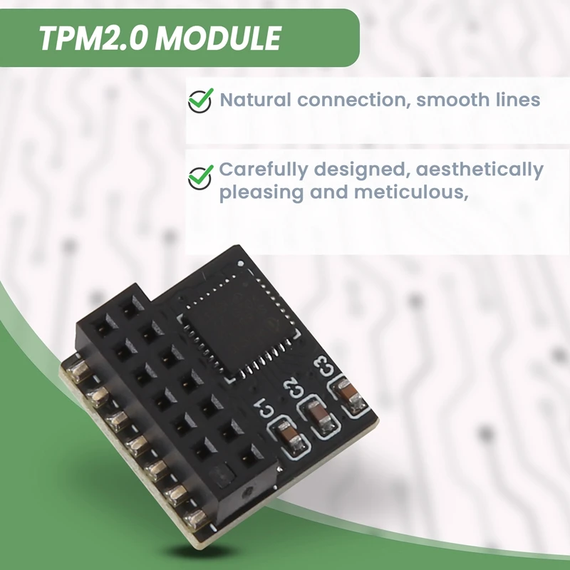 XTECH TPM โมดูลความปลอดภัย TPM2.0 สําหรับ ASUS TPM SPI Parallel Trusted Platform โมดูล Multi-Function แบบพกพาโมดูล