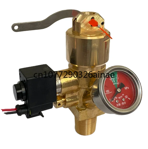 With Solenoid for CO2, N2, IG541 Fire Extinguisher Valve High Pressure Fire Extinguishing Valve