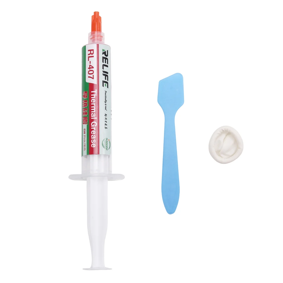 ABJS  RL-407 Thermal Silica CPU Cooling Paste CPU Electronic Components Cooling General Thermal Silicone Silicone Paste Pink
