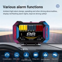 Newest OBD2 Meter P25 Digital Gauge CAR with Logo Functions Obdii GPS Heads up Display Auto Electronics