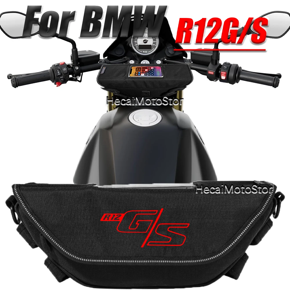 

For BMW R12 G/S r12 g/s Motorcycle accessory Waterproof And Dustproof Handlebar Storage Bag navigation bag