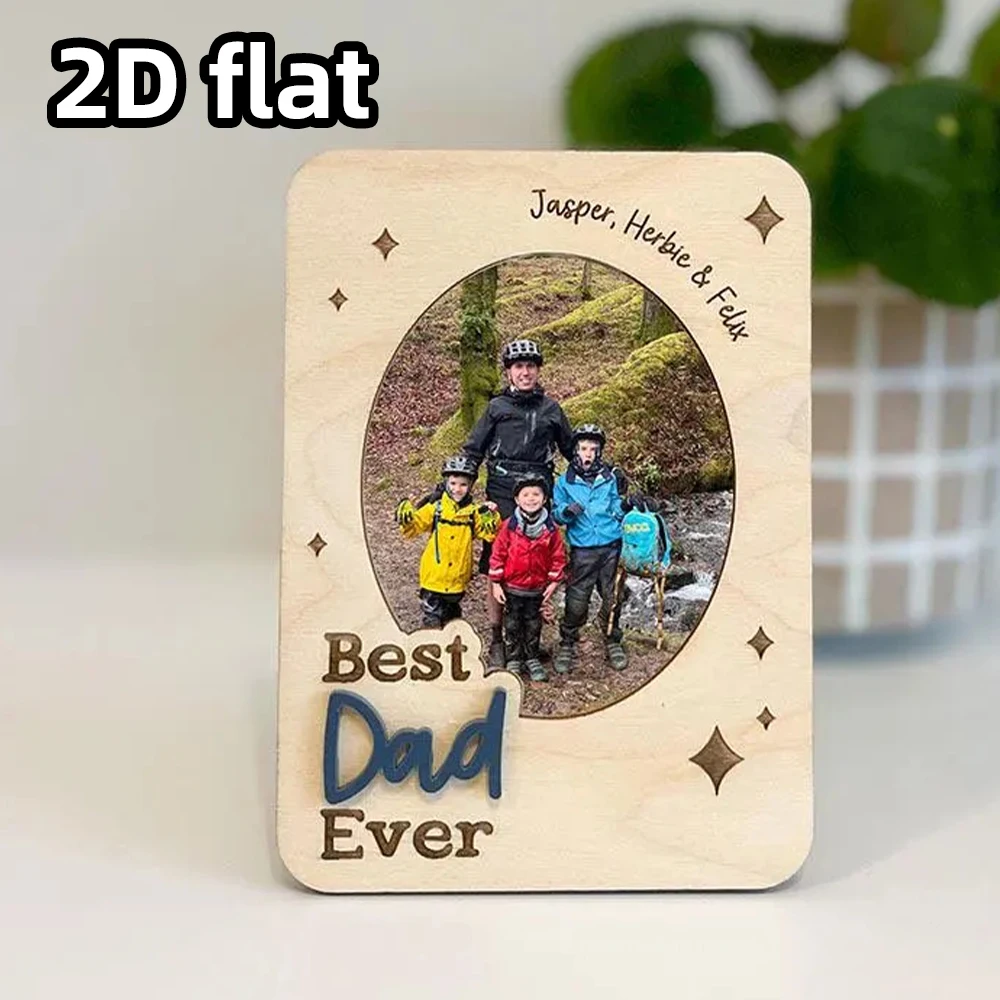 1 шт. персонализированная фоторамка ко Дню отца |   Подарок папе на заказ |   Магнит для фото «Я люблю тебя» |   Один предмет на день рождения