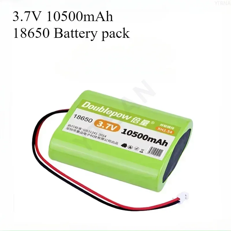 18650 3.7 فولت 4400/6000/10500 مللي أمبير بطارية قابلة للشحن حزمة معدات المراقبة سمّاعات بلوتوث مصباح ليد مع لوح حماية #3