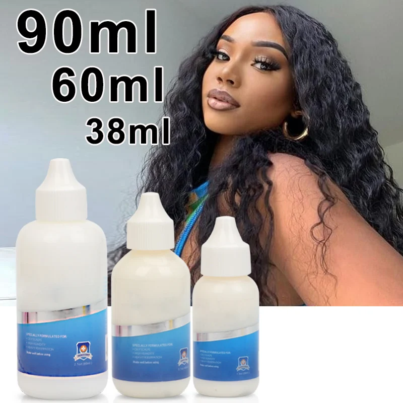 Lem Wig renda penahan kuat untuk Wig 90Ml 60Ml 38Ml, lem Wig renda depan tahan air berenda, lem peleburan renda, perekat