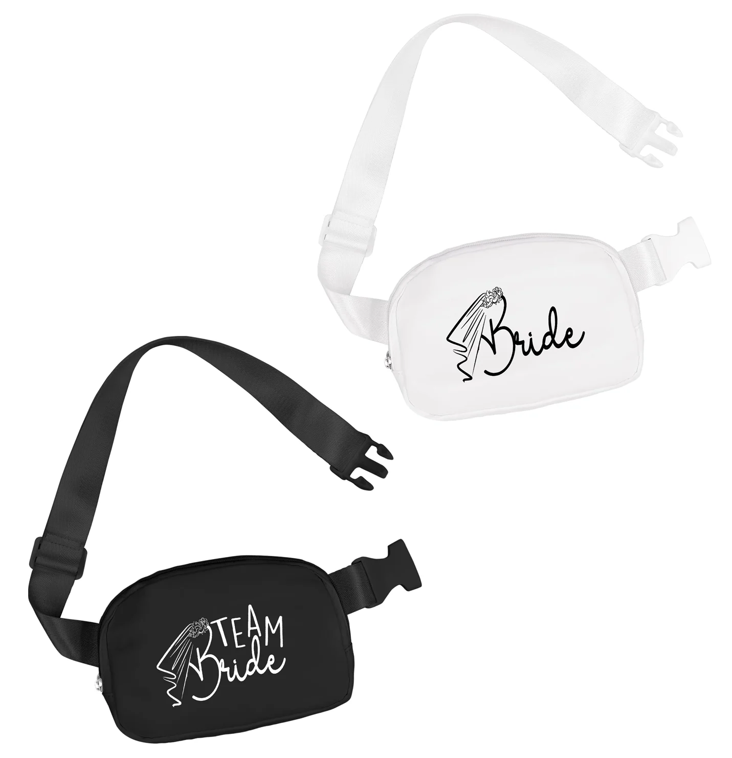 Bride Brideteam Waist Bag Fanny Pack Bride To Be Gift Bachelorette Party Supplies Bridal Shower Wedding Day Engagement Honeymoon