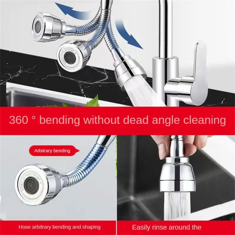 360 ° Draaibare Keukenkraan Beluchter Bubbler 3 Modi Badkamer Anti-Splash Tap Filter Nozzle Spoelbak Wastafel Tap Extender Adapter