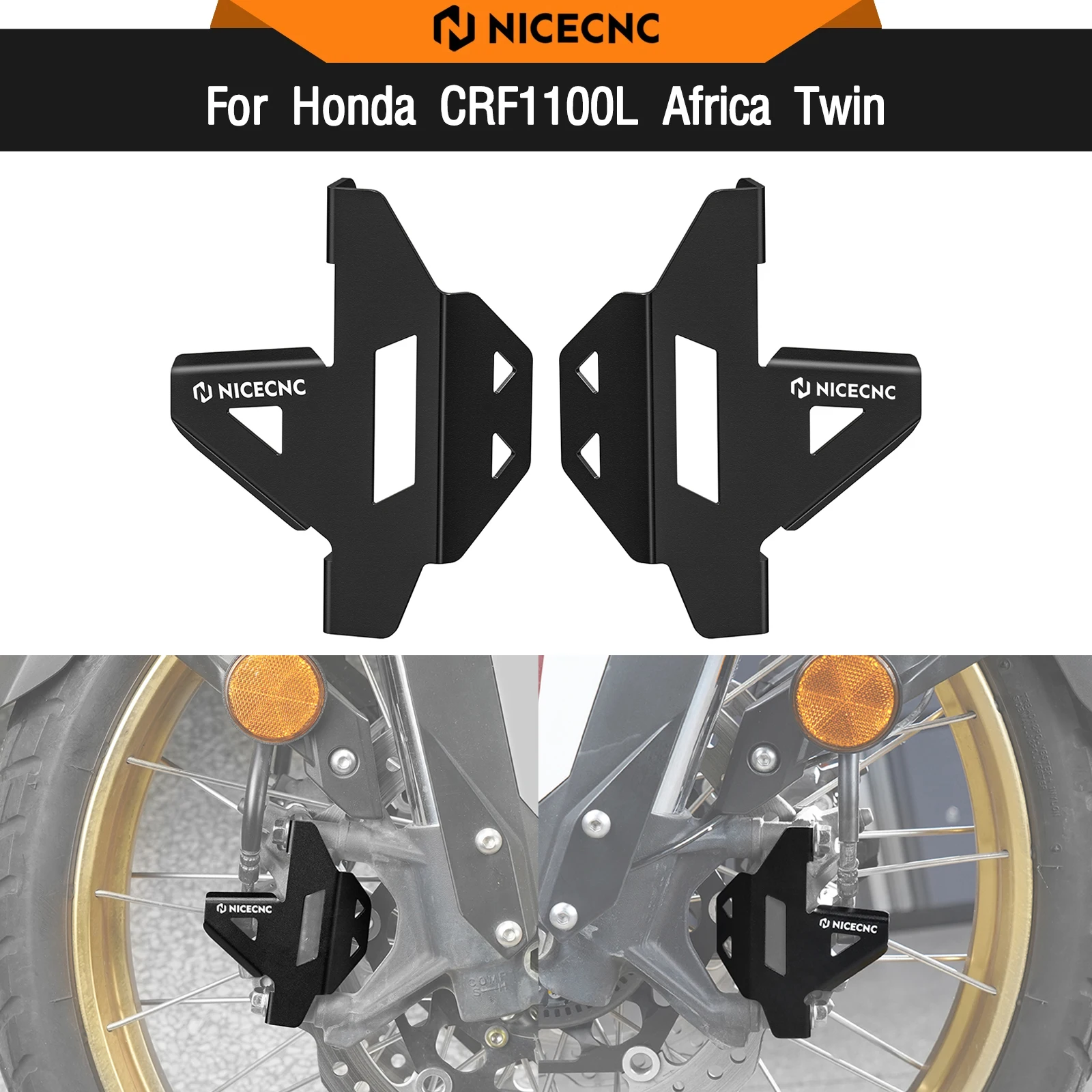 

For Honda 2021-2025 Africa Twin CRF1100L CRF1100L Adventure Sports DCT Front Brake Caliper Guard CRF1000L ADV Sports 2016-2019
