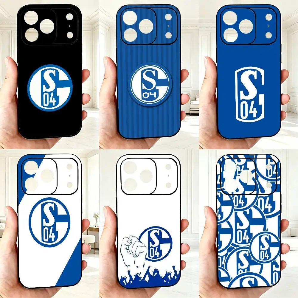 

Hot S-Schalkes 04-PC Phone Case For iPhone 17, 16,15,14,13,12,11 Plus,Pro Max, Others Soft Black Cover