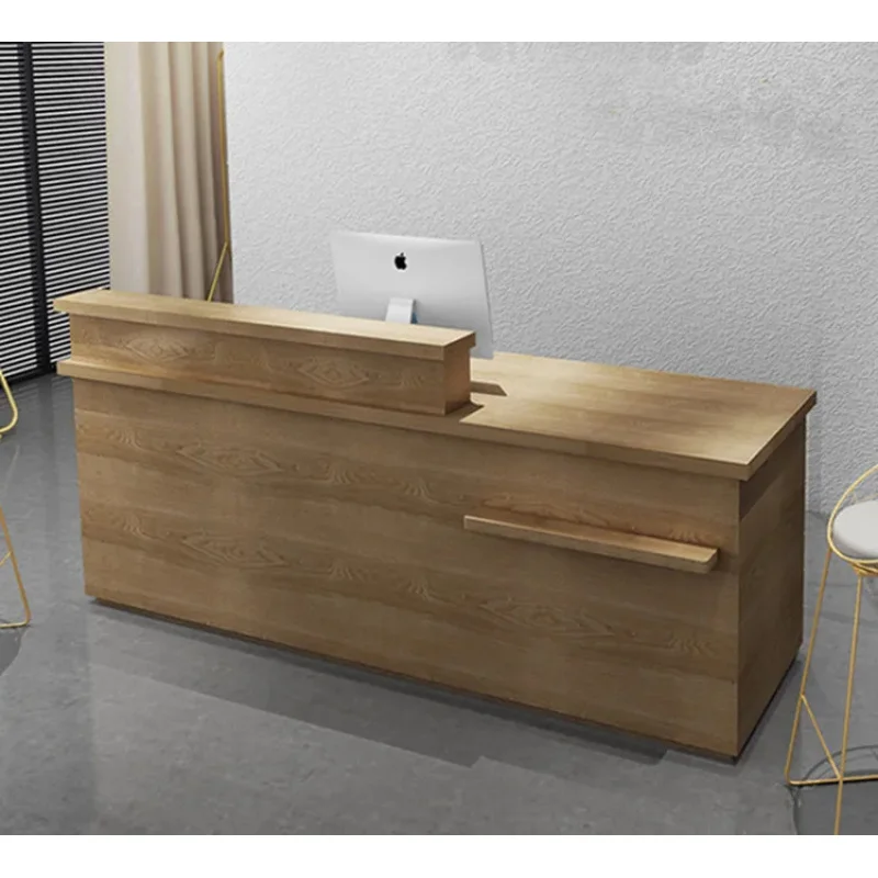 Customize.Modern European Style Reception Desks MDF Office Salon Hotel Restaurant Mall Custom Reception Counter De