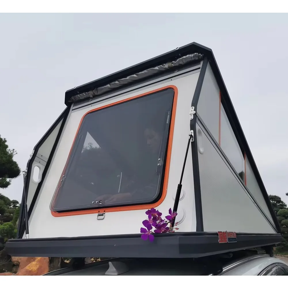 Best Price Brands China Manufacturer Car Camping Tent Rooftop Aluminum Triangle Suv Small Hard Shell Aluminum Roof Top Tent