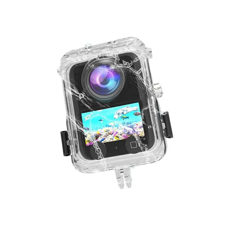Stylish-For DJI OMSO360 50 Meter Waterproof Underwater Diving Housing Protective Case For Action Camera Shell