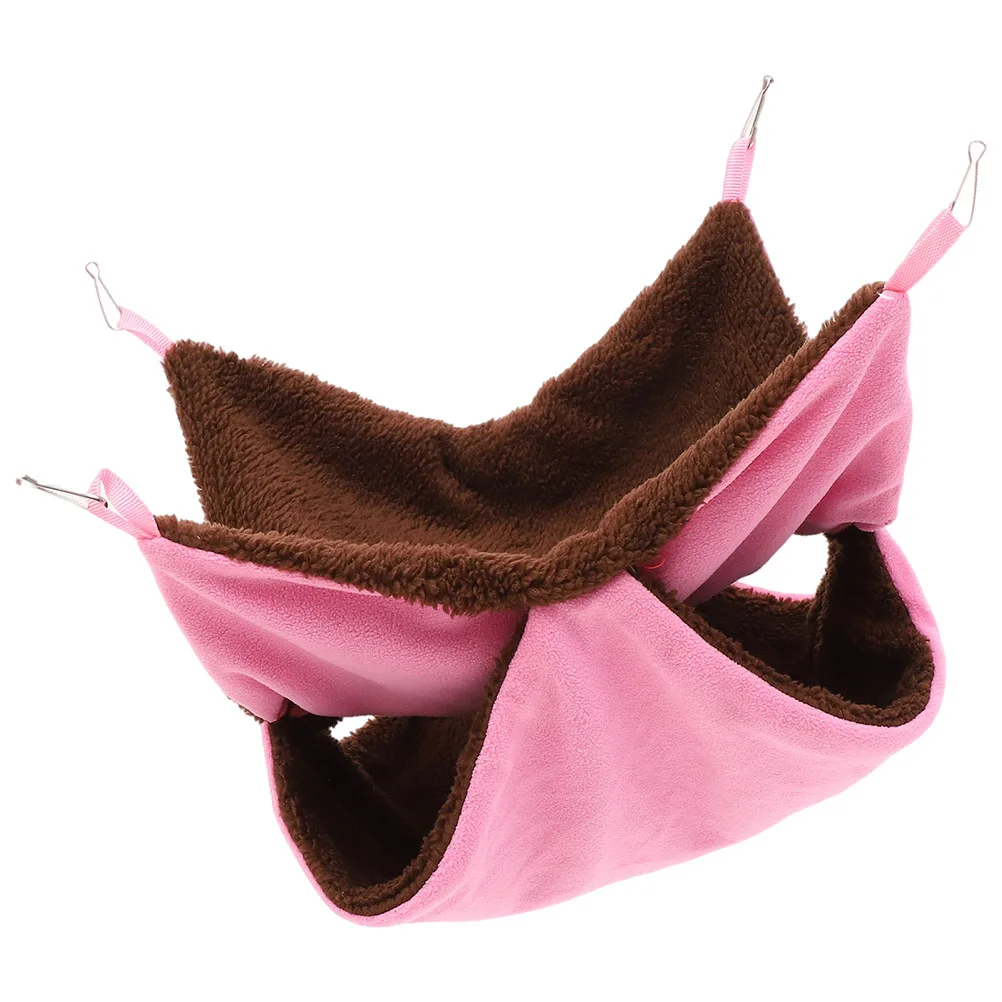 

Cotton Hiding Place Guinea Pig Hanging Bed Comfortable Hamster Hammock Washable Small Animal House Pet Cage Decorative Warm Nest