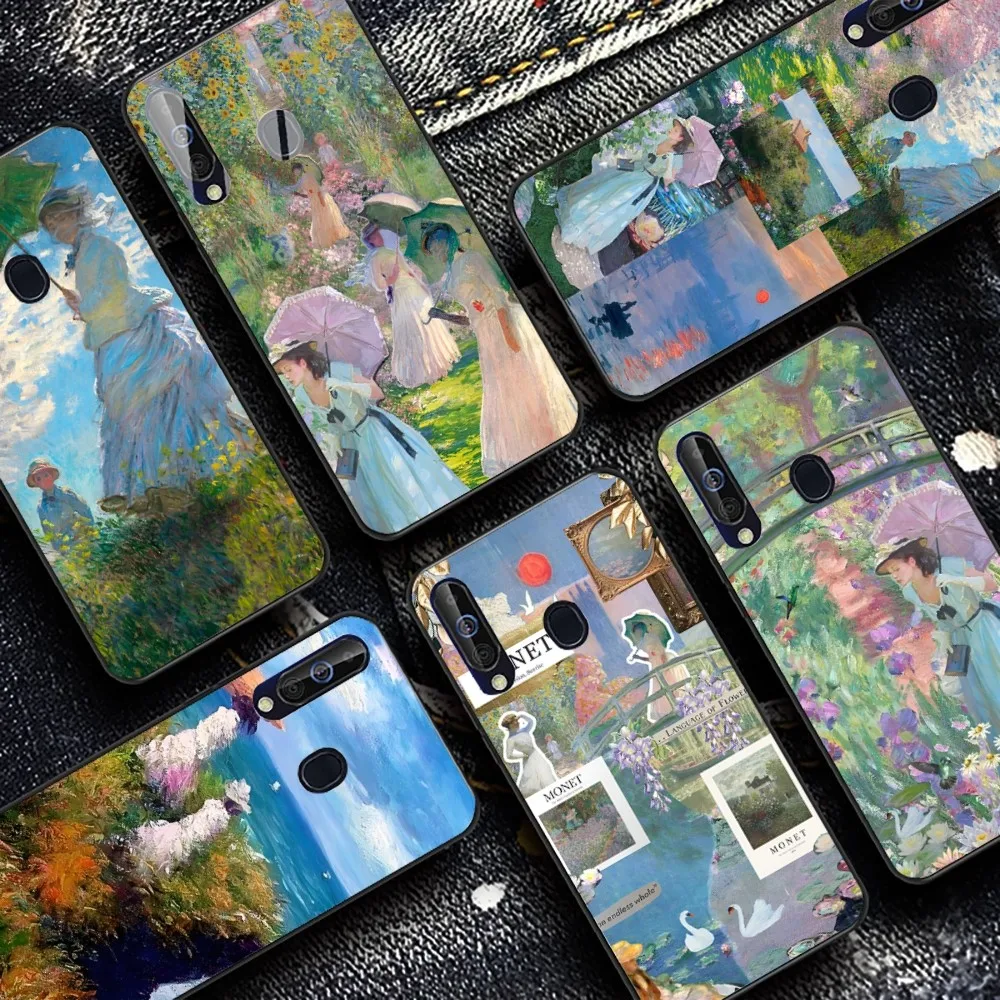 Claude Monet Impressionist Phone Case For Samsung A 10 11 12 13 20 21 22 30 31 32 40 51 52 53 70 71 72 73 91 13 Shell