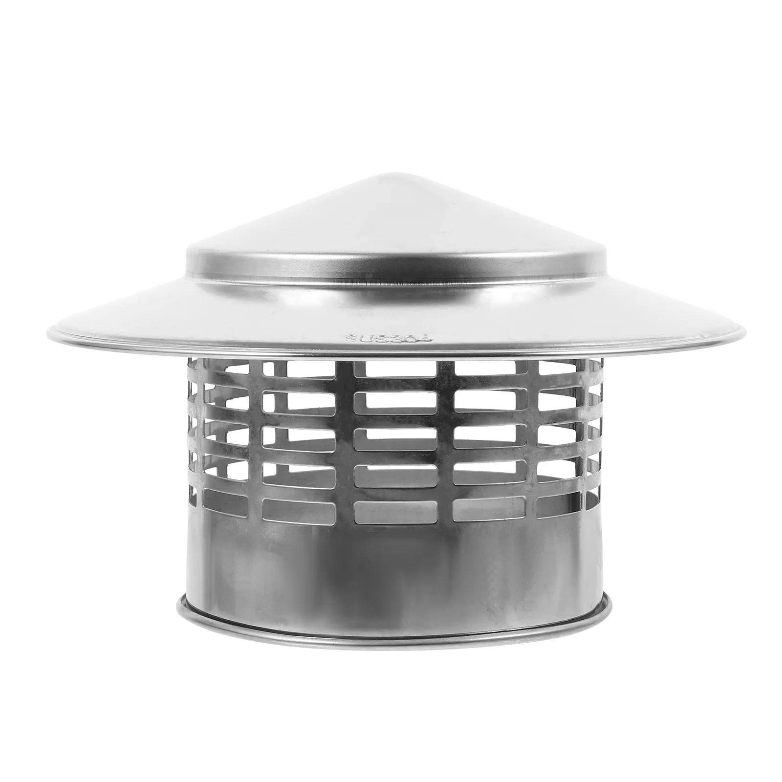 

Chimney Rain Cap Durable Ventilation Cover 110mm Diameter Exhaust Outlet Protection Enhances Airflow Prevents Dirt
