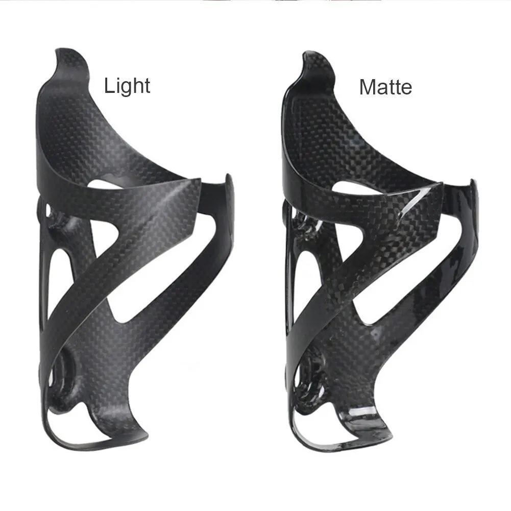 2PCS KOCEVLO Carbon Fiber Bicycle Ultralig Water Bottle Cage MTB Road Bike Bottle Holder Cycle Equipment Matte/light